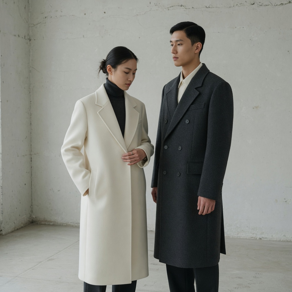 AW campaign — tailored coat